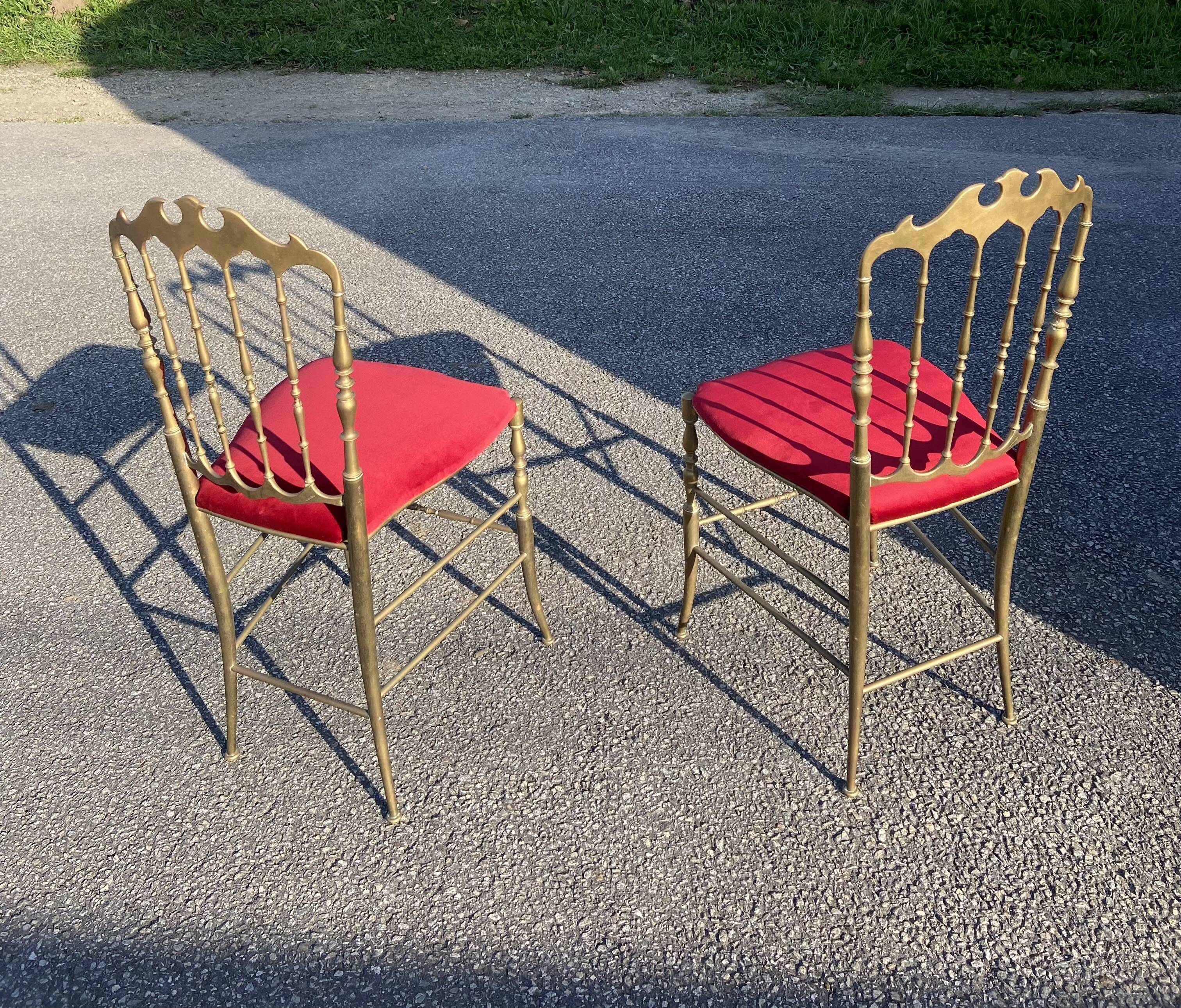 Pair of charivari chairs
