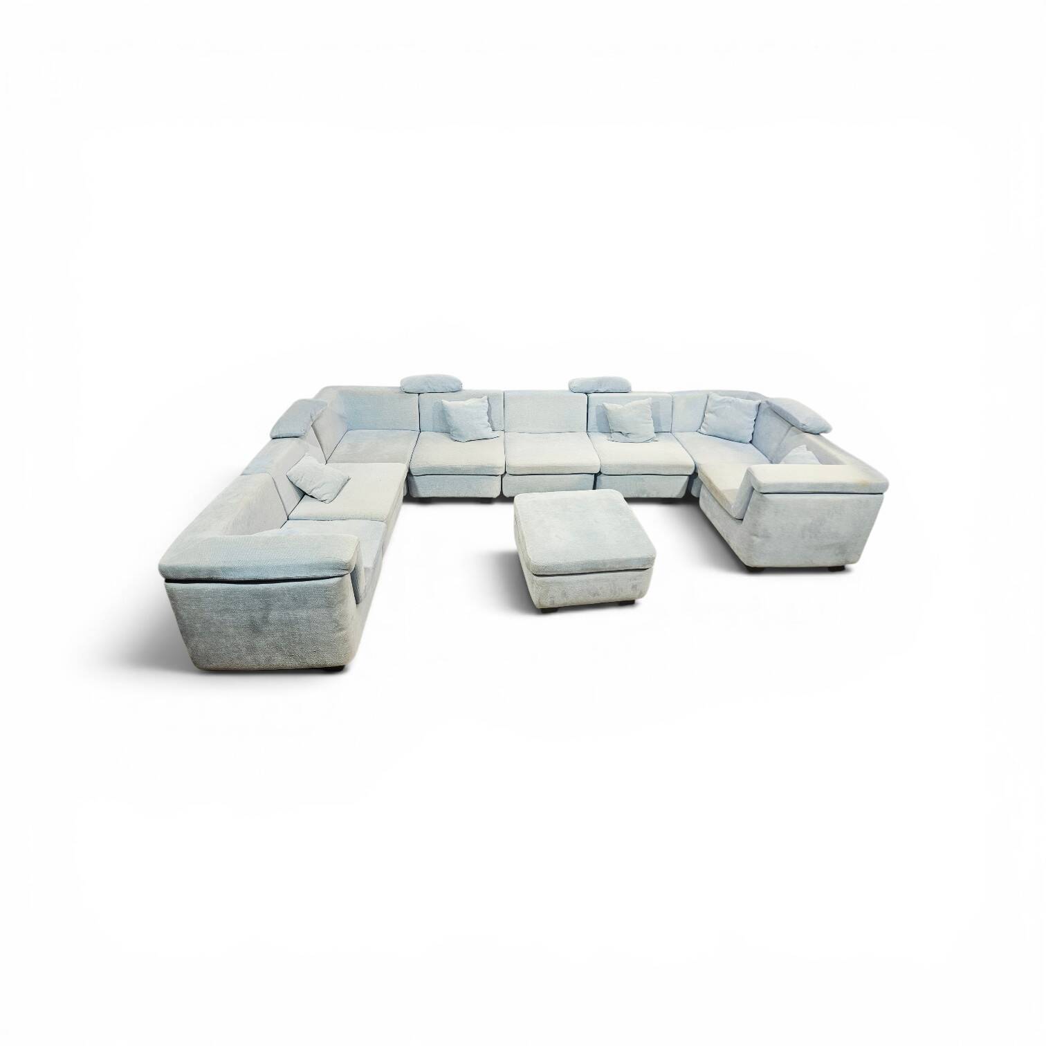 Rolf Benz modular corner sofa, 1970s.