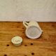 Vintage pastel yellow teapot