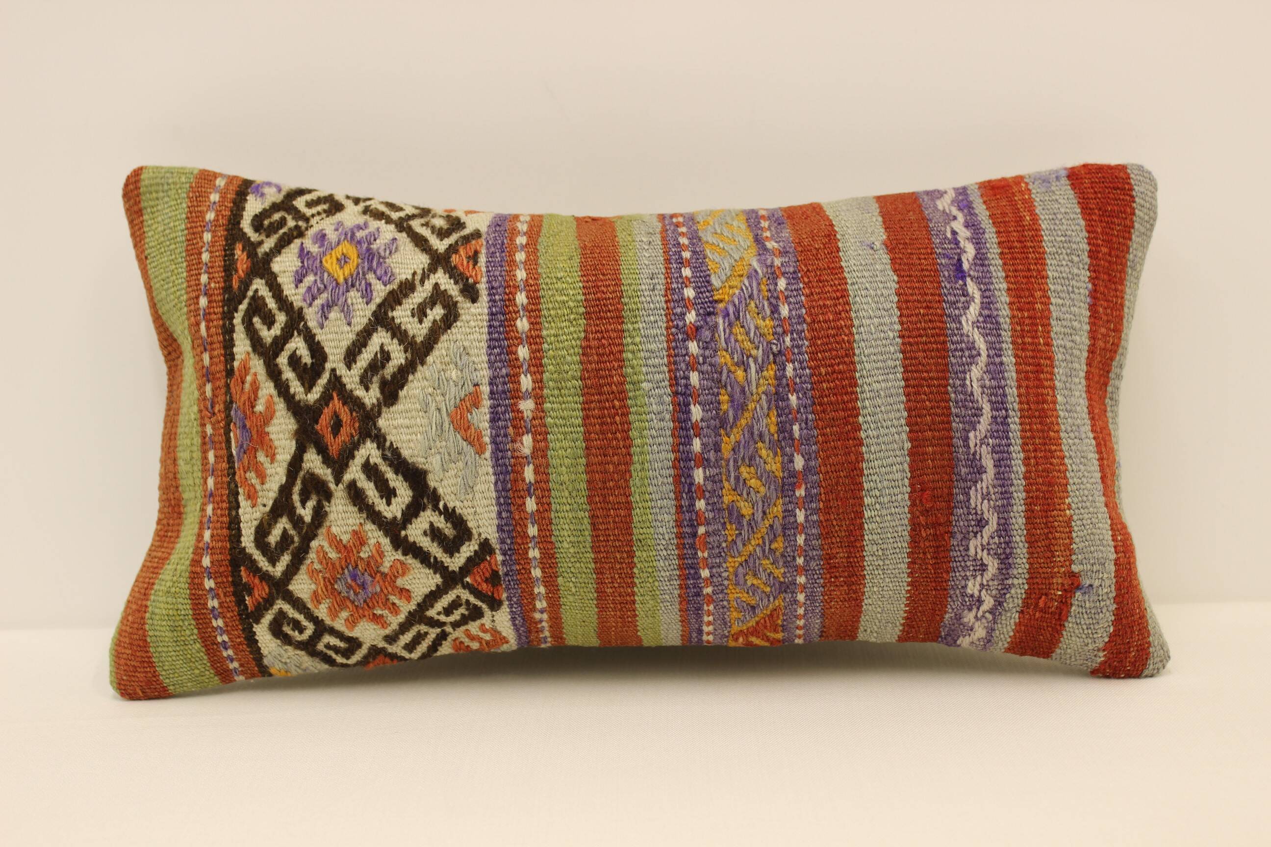 Turkish kilim cushion, 20x40 cm, YK-217