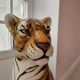 Ceramic sculpture tiger Modern Art Capodimonte