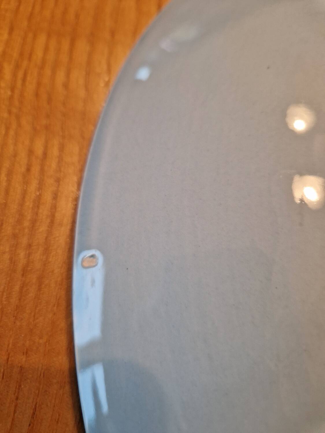 Oyster display dish, Pornic earthenware