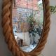 Oval mirror Audoux and Minet