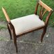 Bench, end of sofa, two-tone wooden end of bed. Old