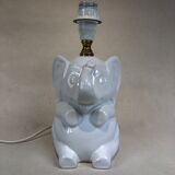 Ceramic elephant lamp