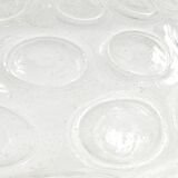 Mid-Century Bubble Glass & Brass Ceiling Light/Pendant by Helena Tynell for Limburg, Germany, 1960s