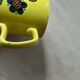 Staffordshire mug yellow england