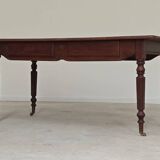 1940s farmhouse table in solid oak