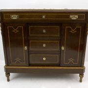 Liberty Italian Thuja Briar and Pink Portugal Marble Twobedside