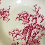 4 vintage hollow plates from gien model thistles 211256