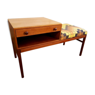 Telephone table & bench Tingstroms Sweden 1960 s
