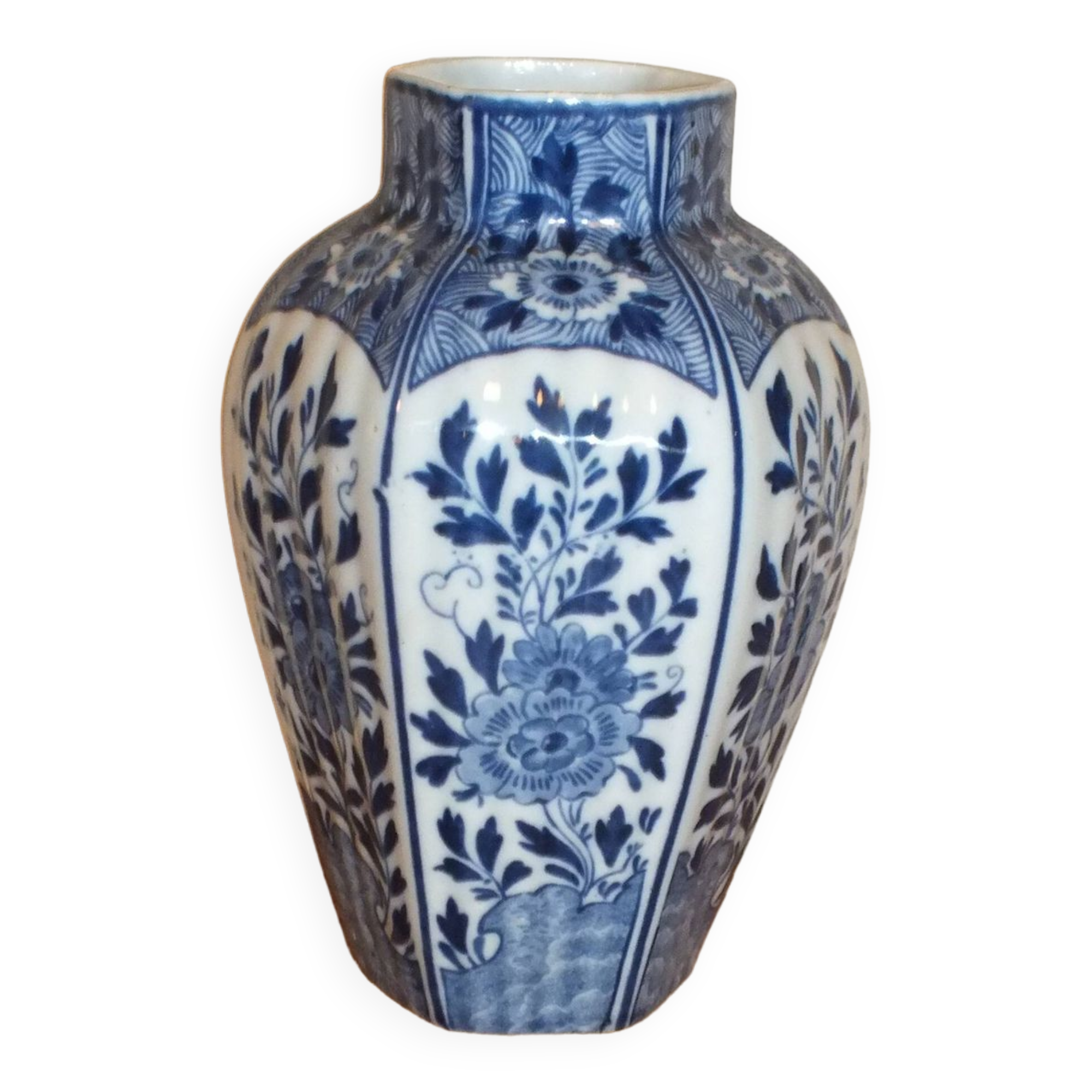 Delft porcelain vase in the style of the 18th century