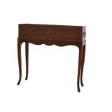 Elegant mid-century teak planter with tray.