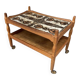 Modern Rolling Table Mid-Century by Henning Kjærnulf, 1960s