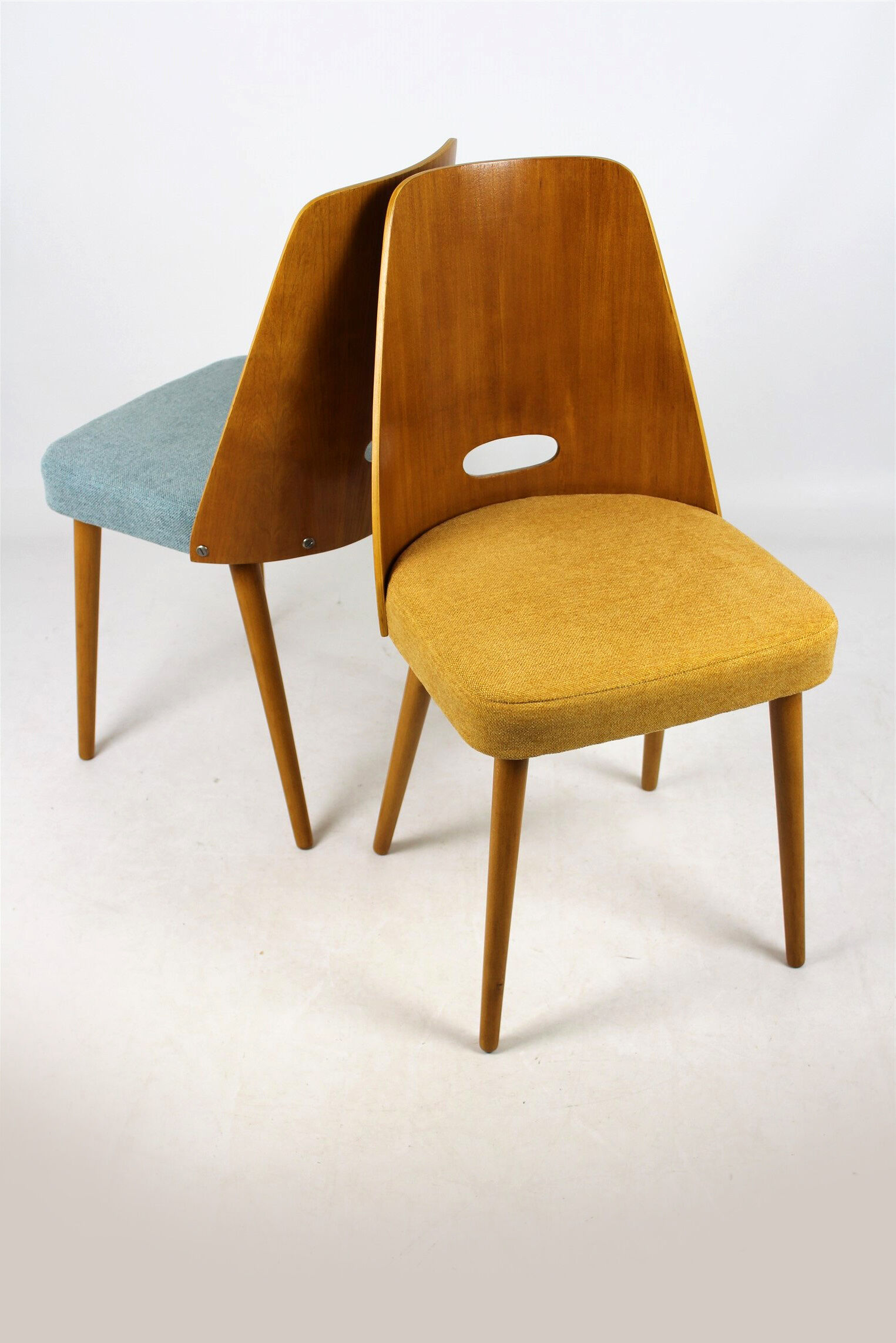 Pair of mid-century chairs from ONV Pisek, 1960s