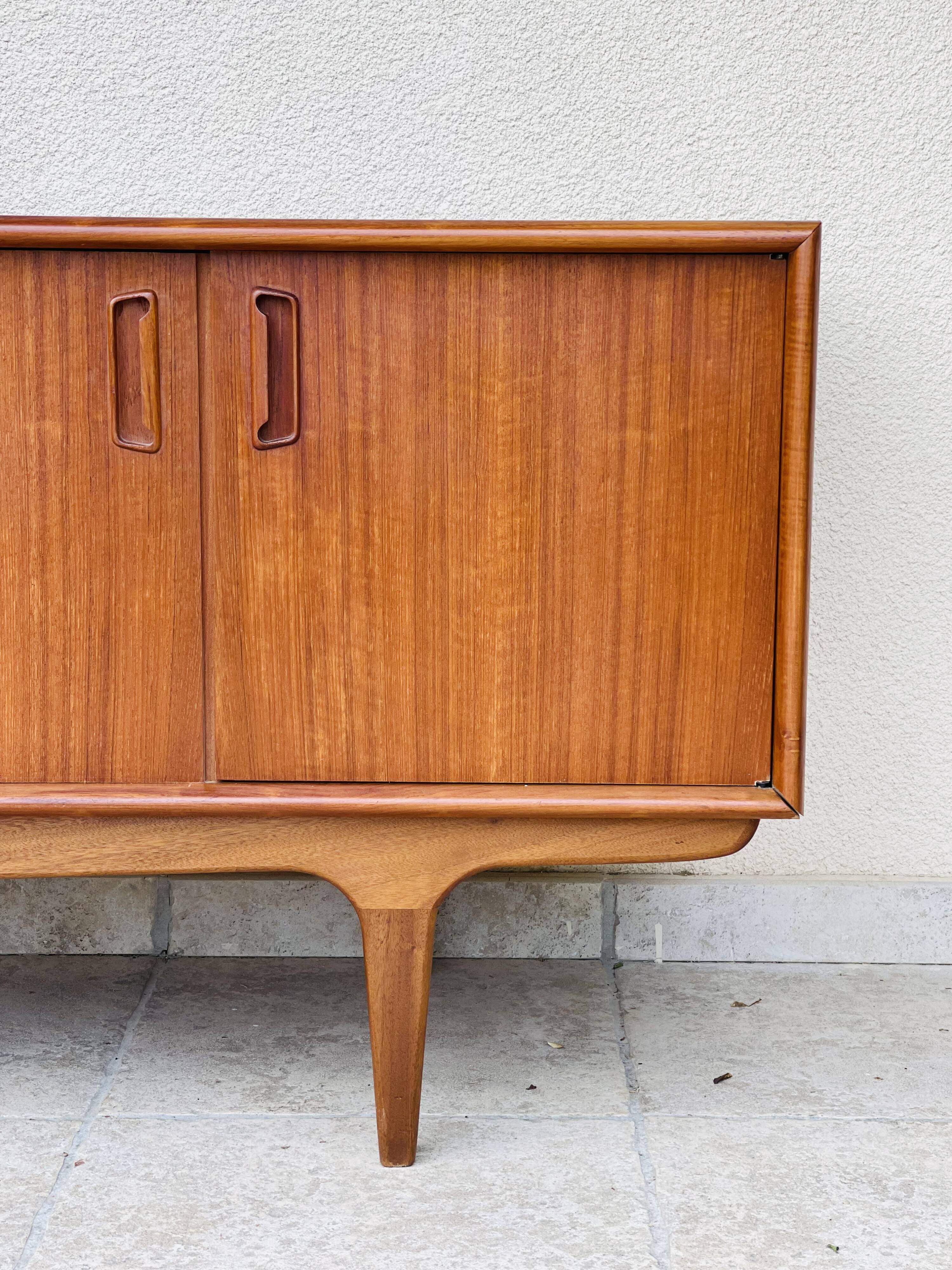 Scandinavian teak row