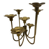 Bougeoir chandelier 7  branches fleurs