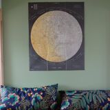Belle affiche de la Lune de 1969