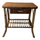 Rattan bedside table