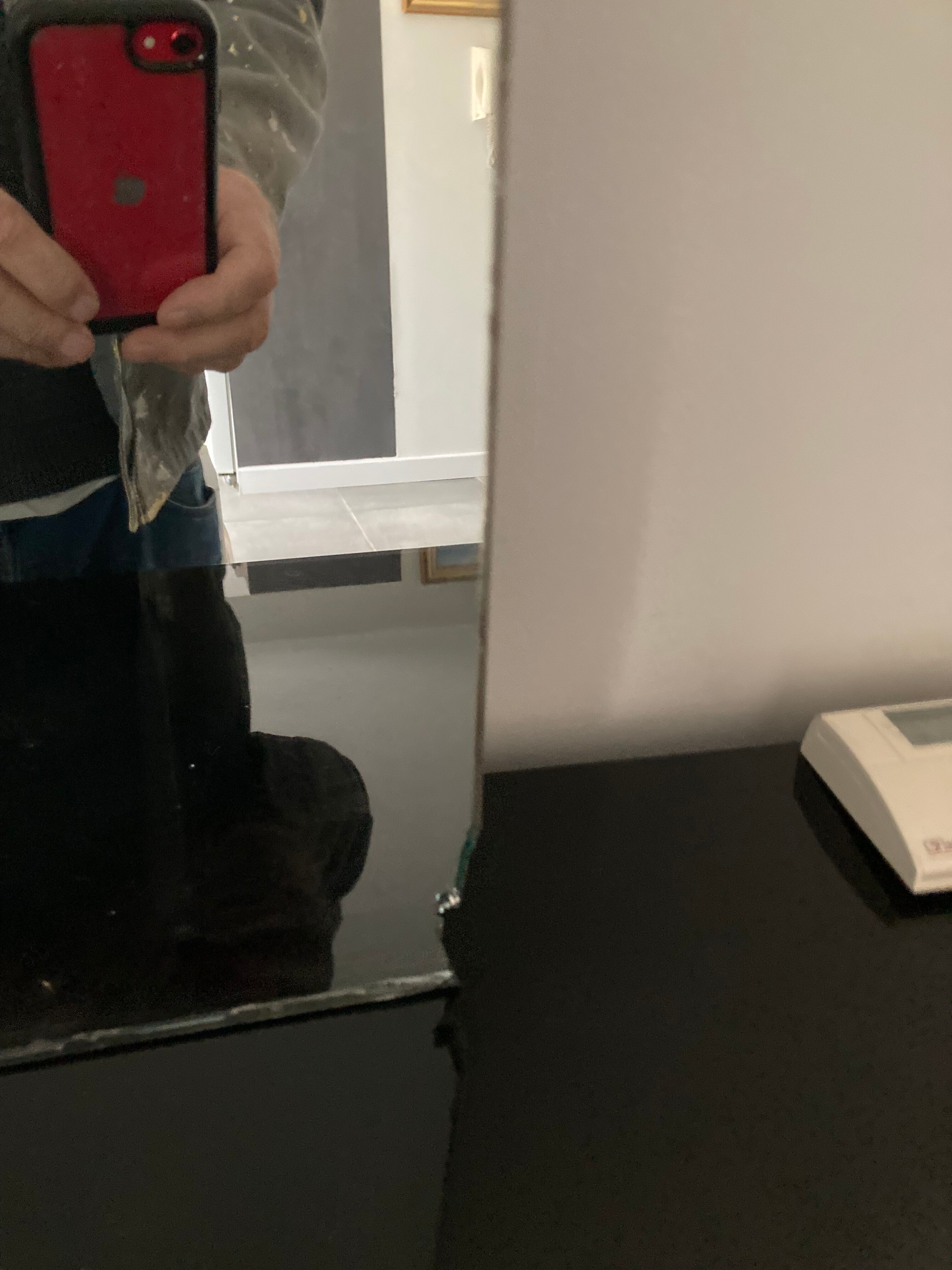 Modern beveled mirror 120x75cm