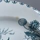 Set of 10 hollow plates Terre de Fer XIXth, model Madrid