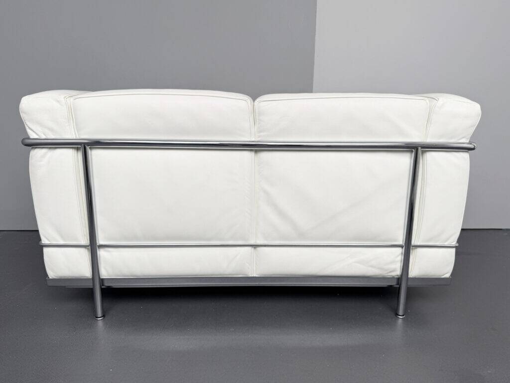 LC2 2-seater sofa by Le Corbusier for Cassina, Italy, 2000s