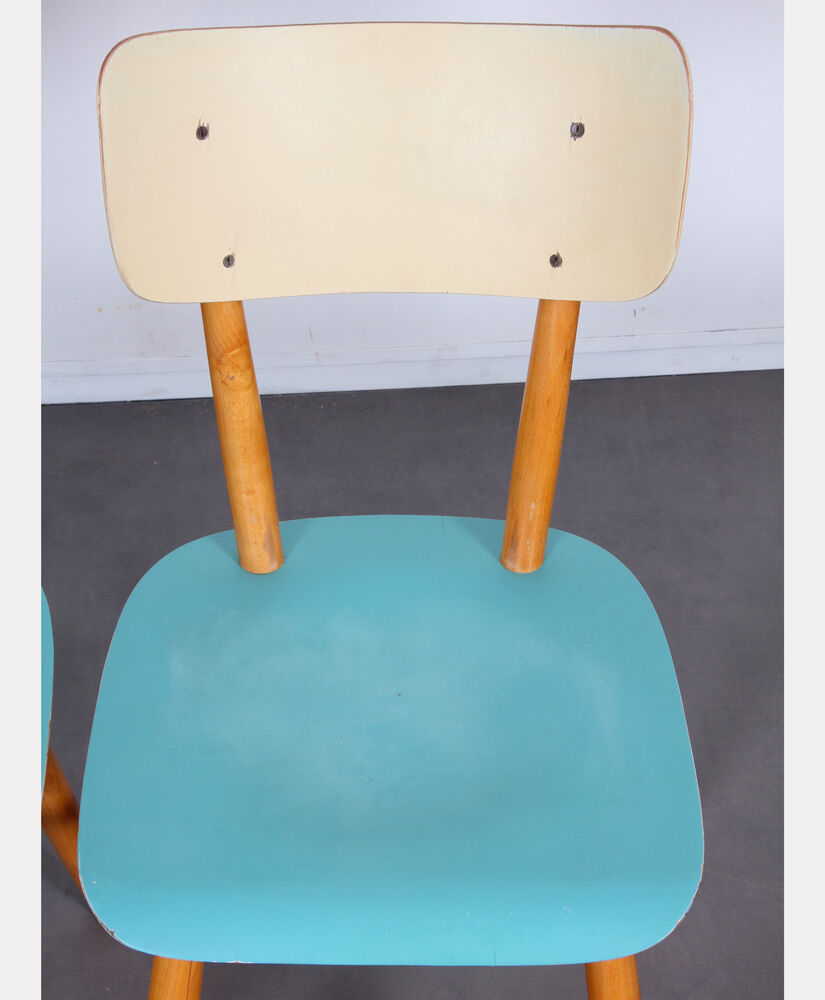Paire de chaises pour l'éditeur tchèque Ton, 1960