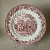 Royal Wessex red English dinner plate