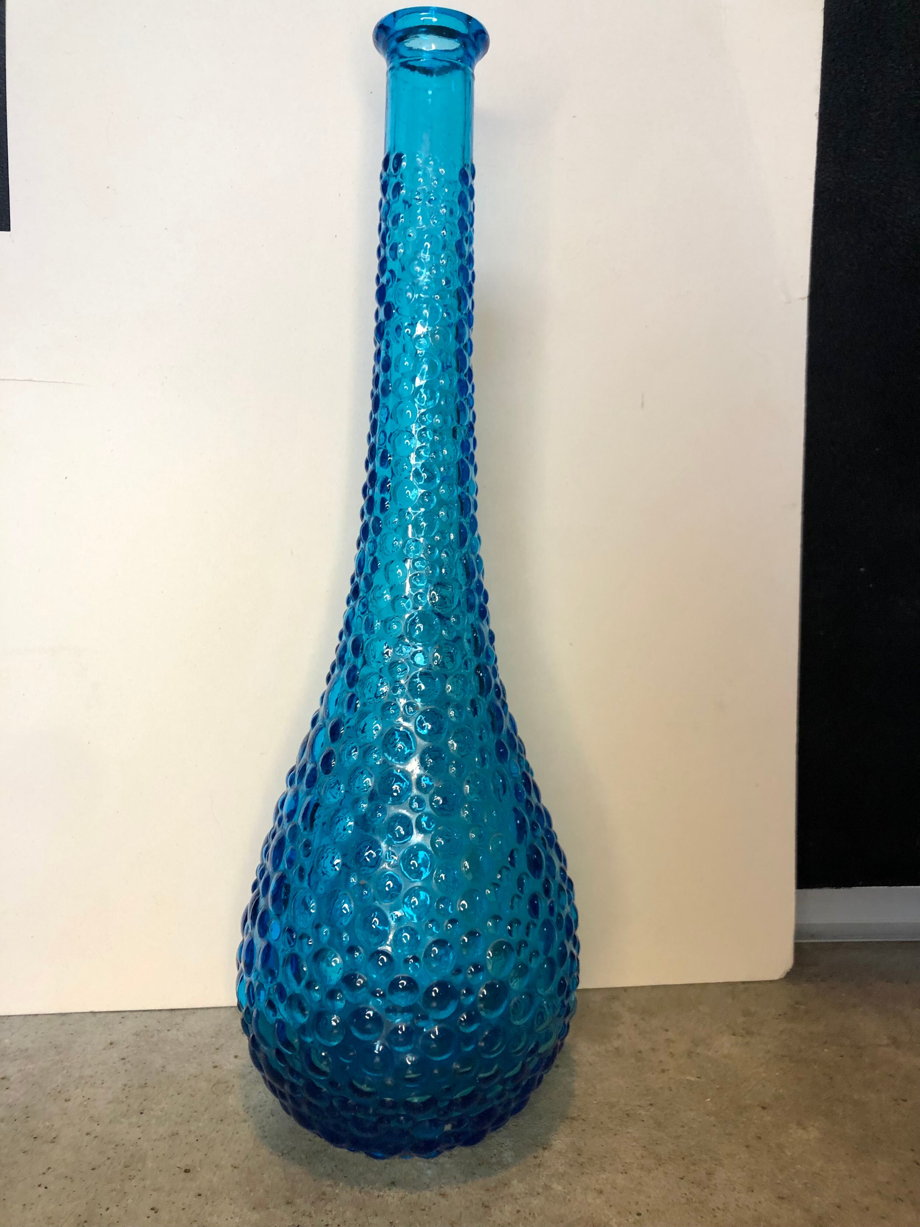 Blue empoli decanter