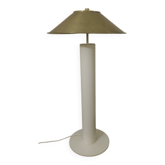 Peter Preller for Tecta floor lamp with brass shade, 1980s