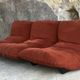 3-seater sofa marsala by Michel Ducaroy for Roset France - design 1970