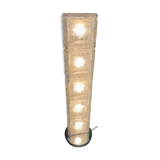 Mazzega frost glass foot lamp