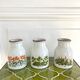 Vases en grès décor herbier