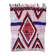 Moroccan Boucherouite rug white - 113 x 145 cm