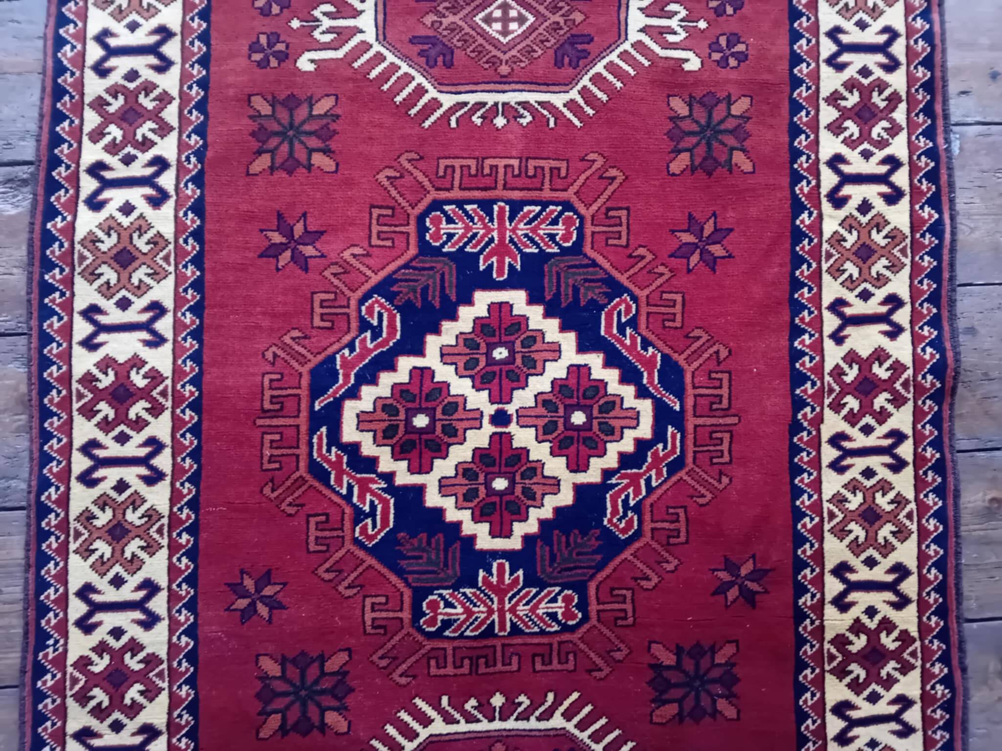 Handmade Afghan Karghai rug 146x105cm