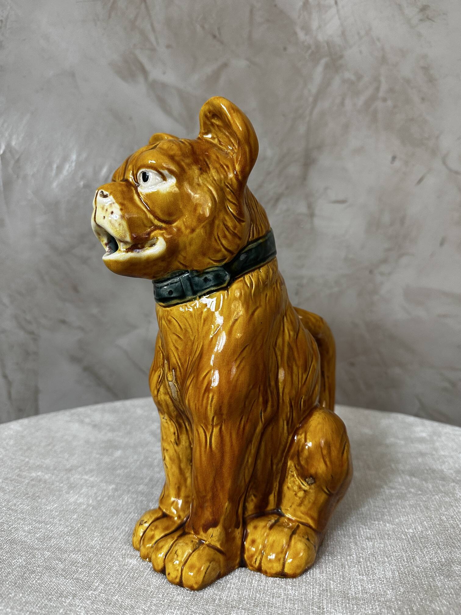 Dog ceramic jug