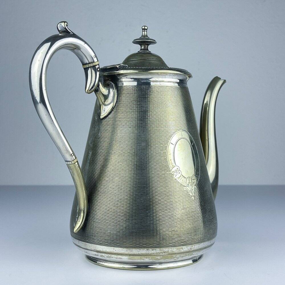 Silver-plated coffee pot by Benetfink & Co.