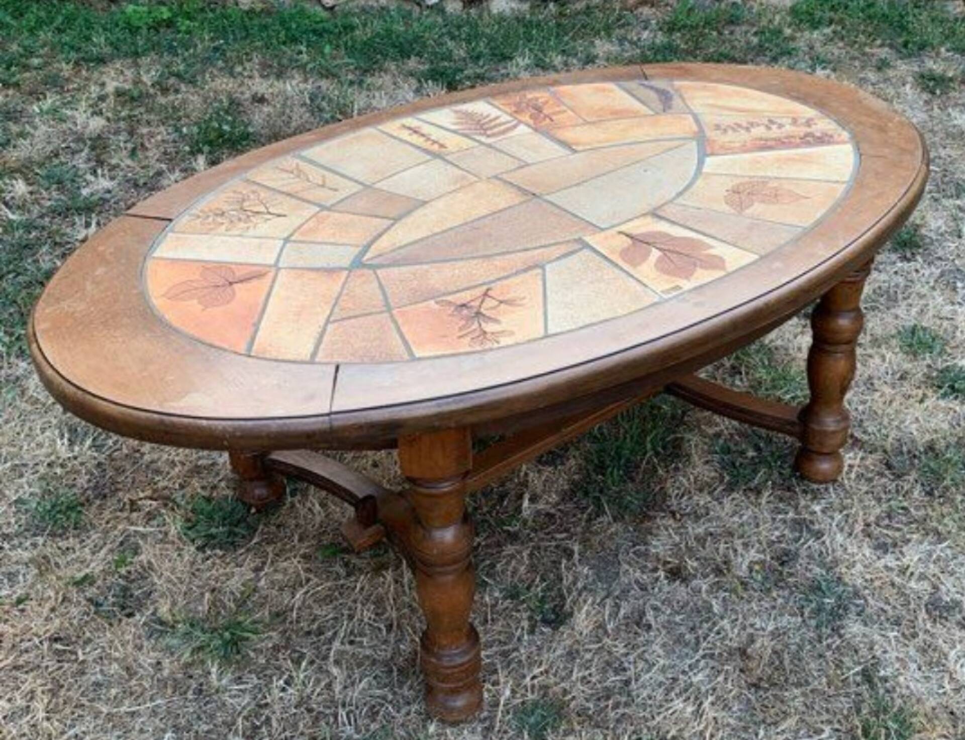 Coffee table by raymonde leduc vallauris