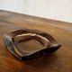 Smoked glass ashtray