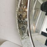 Venetian mirror mid-XXth beveled ice