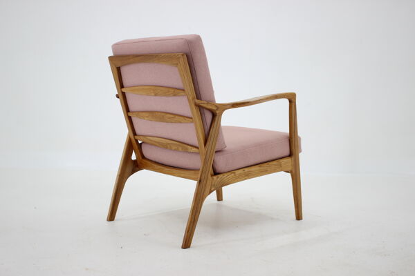 fauteuil En Chêne Biologique Des Années 1970 Tchécoslovaquie