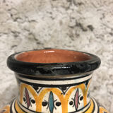 Vase Marocain Safi jaune et noir