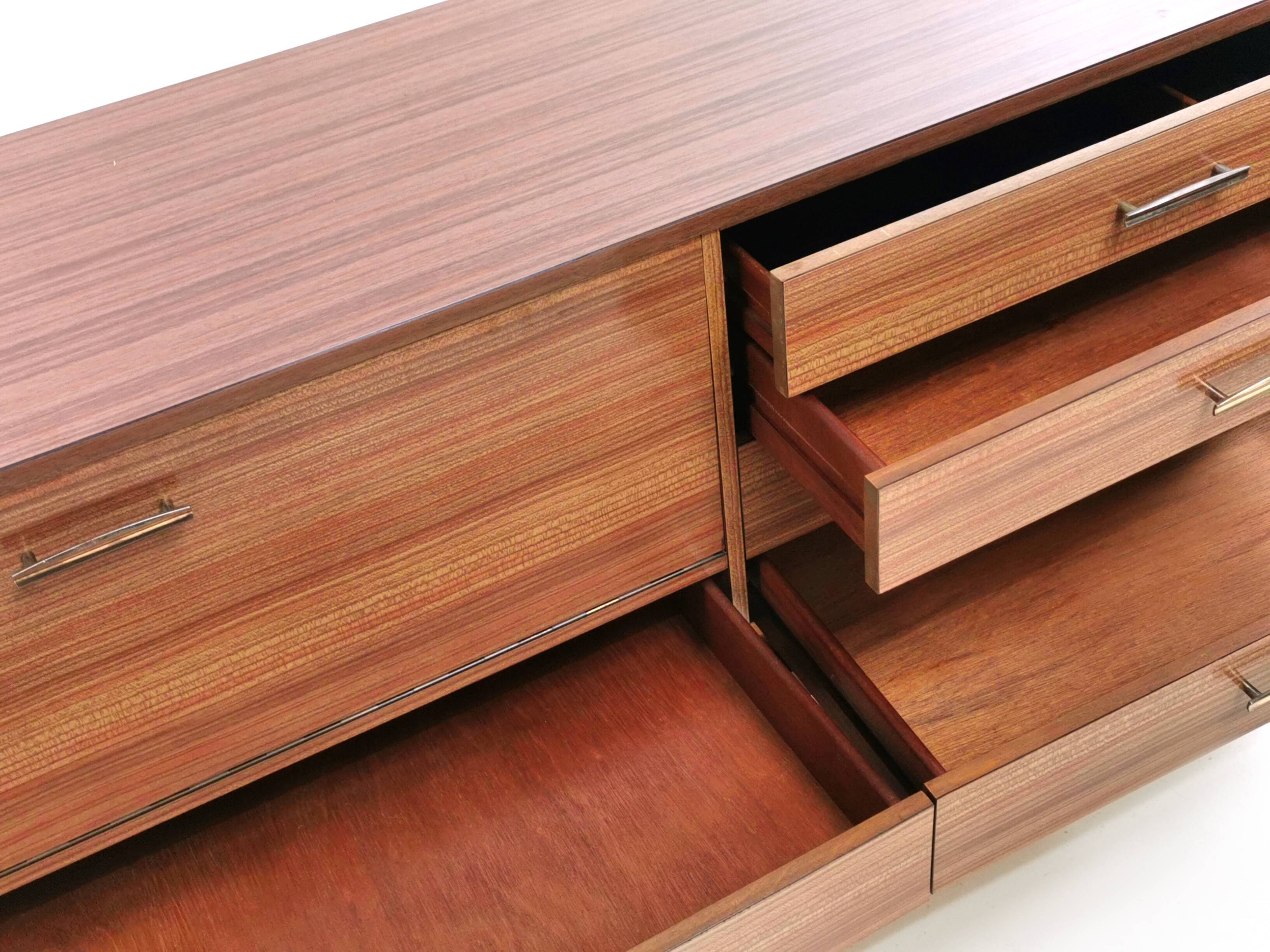 British teak mid century sideboard by Lebus, 1960s