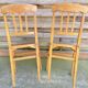 Paire de chaise bistrot Stella France vintage années 50