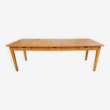 Table de communauté a 6 tiroirs 232 cm