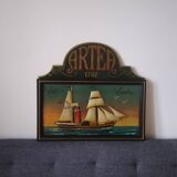 Country Corner Painting Artea 1792 Vintage
