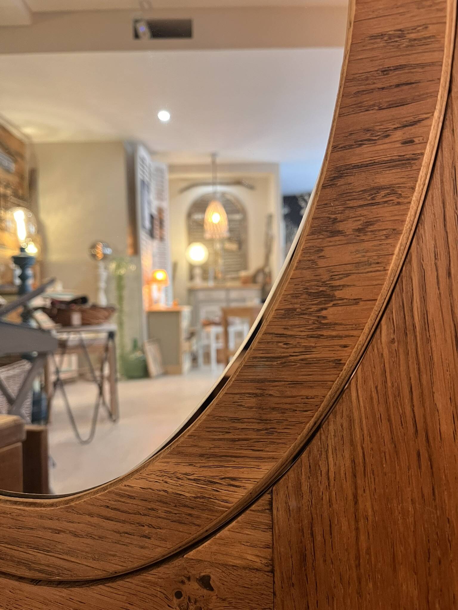 Coiffeuse buffet vintage Art Déco Mélissande 2 portes et miroir