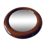 Large round mirror
