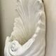 Art Deco shell wall lamp 49cm