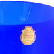 Czech cobalt blue parquet vase 1950-1960